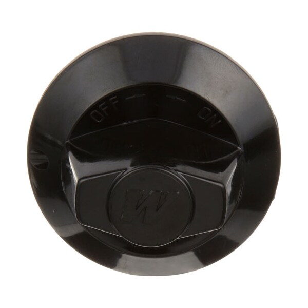 Hobart Black Knob 2-1/2 D, Off-On 719257-2 - main